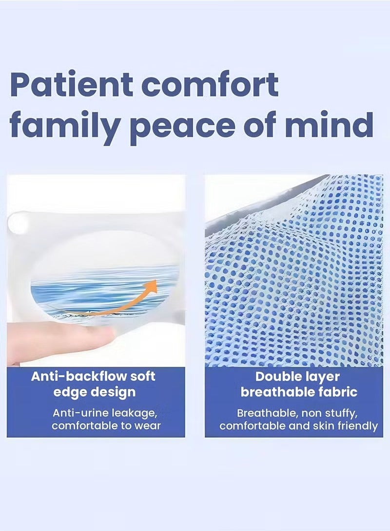 Generic Reusable Silicone Urine Collector with Portable Wearable Urinary Drainage Bag System Wearable Washable Urinal Collector for Old Men while Sleeping Bed Patients for Elderly Men  - Image 3