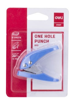 Deli One Hole Paper Punch Assorted Colours  - Image 1