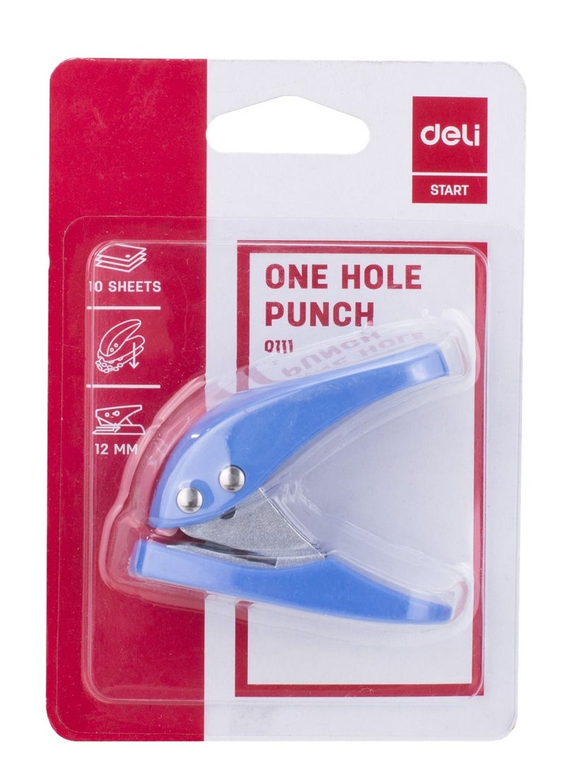 Deli - One Hole Paper Punch Assorted Colours - Image 1