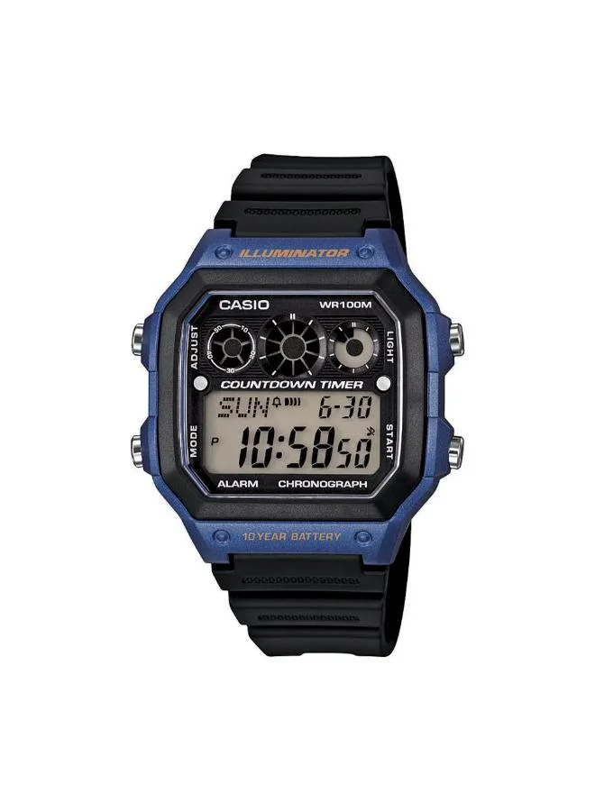 CASIO Men's Resin Digital Watch AE-1300WH-2AVDF - 42.1 mm
