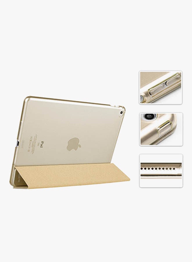 نيبمينينت غطاء حماية ذكي مزود بحامل تريفولد بتصميم نحيف وخفيف الوزن من سلسلة يبي كلور لهاتف آبل آيباد برو 2 الشمبانيا الذهب - Image 2