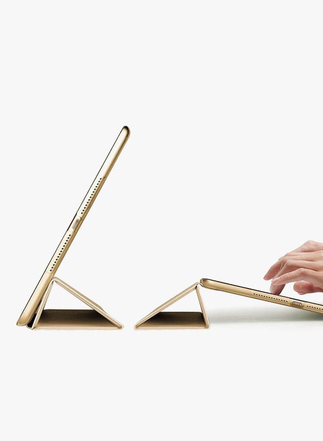 نيبمينينت غطاء حماية ذكي مزود بحامل تريفولد بتصميم نحيف وخفيف الوزن من سلسلة يبي كلور لهاتف آبل آيباد برو 2 الشمبانيا الذهب - Image 3