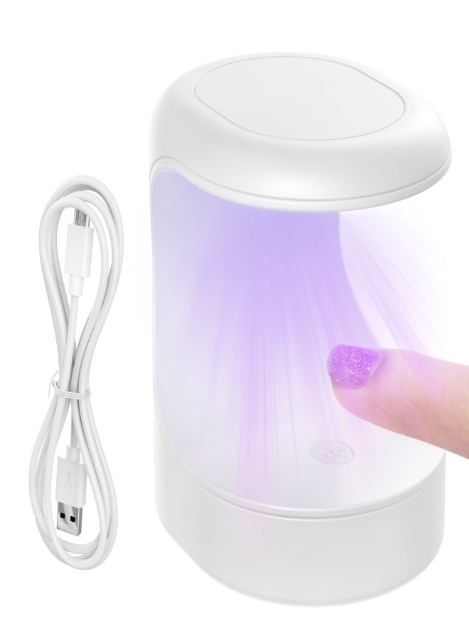 Aiseely Mini UV LED Nail Lamp Gel Polish Nail Dryer UV Gel Curing Lamp USB Nail UV Light LED Therapy Light Nail Art Tools - Image 2