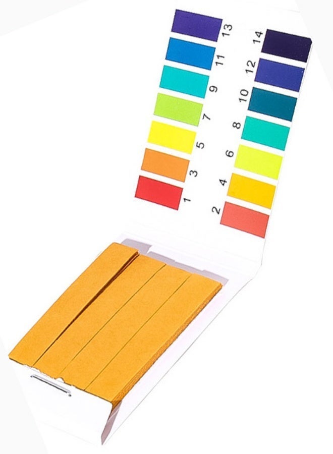 بلولانز ١٦٠ شريطًا متعدد الوظائف لقياس درجة الحموضة بدقة | نطاق واسع للكشف عن الأحماض والقلويات من ١ إلى ١٤، مناسب للمياه/التربة/اللعاب/البول، مع تحليل لوني سريع - Image 2