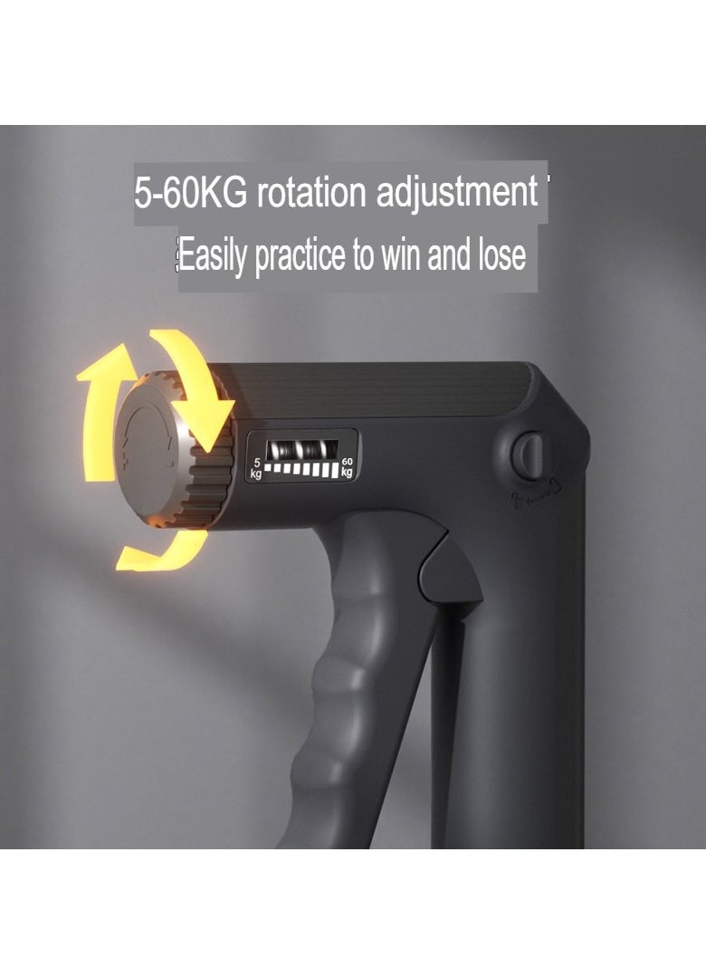 Generic - Forearm Enhancer, Adjustable Finger Strength Trainer, Non Abrasion Forearm Exercise Device, Lightweight Portable Grip Strengthener, (1pc, White, Electronic Counting Model (Without Acupressure Device) - Image 1