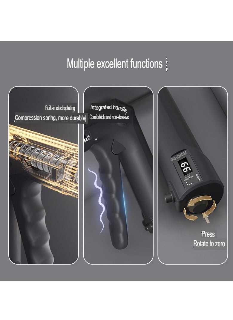 Generic - Forearm Enhancer, Adjustable Finger Strength Trainer, Non Abrasion Forearm Exercise Device, Lightweight Portable Grip Strengthener, (1pc, White, Electronic Counting Model (Without Acupressure Device) - Image 1