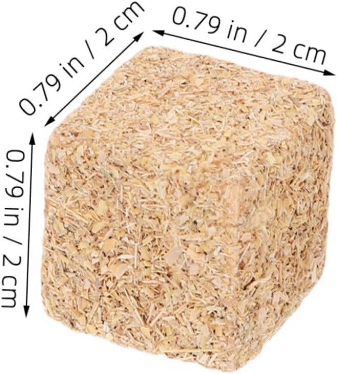 Sewroro 24pcs Realistic Mini Haystack Model Straw Display Faux Hay for Decorative Miniature Landscape - Image 2