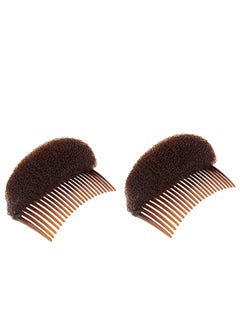 2PCS Women Lady Girls Soft Sponge Foam Hair Base Inserts Bump Up Hair Pads Stick Bun Maker Hair Styling Clip Hair Comb Braid Tool Hair Styling Accessories Brown - pzsku/ZF7D8EE79E5F2A499119CZ/45/_/1731652686/2b1c9114-8270-462f-9c85-6db1369ba7e9