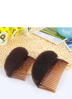 2PCS Women Lady Girls Soft Sponge Foam Hair Base Inserts Bump Up Hair Pads Stick Bun Maker Hair Styling Clip Hair Comb Braid Tool Hair Styling Accessories Brown - pzsku/ZF7D8EE79E5F2A499119CZ/45/_/1731652737/2668e84f-3d8f-4045-8bbe-22dd2d514d67