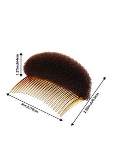 2PCS Women Lady Girls Soft Sponge Foam Hair Base Inserts Bump Up Hair Pads Stick Bun Maker Hair Styling Clip Hair Comb Braid Tool Hair Styling Accessories Brown - pzsku/ZF7D8EE79E5F2A499119CZ/45/_/1731652745/cabb895f-0ae2-4371-8402-34123f5d62b5