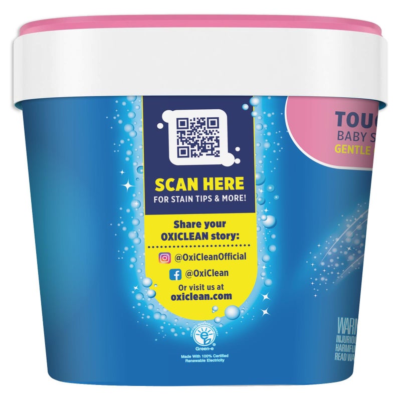 Oxiclean Baby Stain Fighter, Soaker, 3 lb Tub Baby Stain Soaker (2 Pack) - Image 2