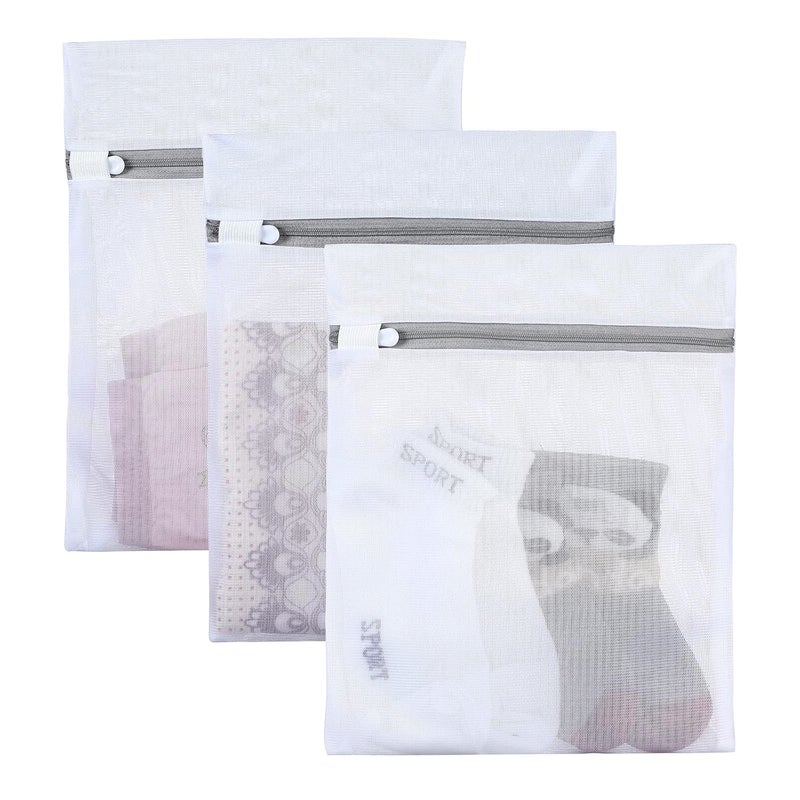 YMHB YMHB Mesh Laundry Bag 3 Pack Durable and Reusable Wash Bag Travel Organization Bag for Garment Bath Towels Bed Sheet  - Image 1