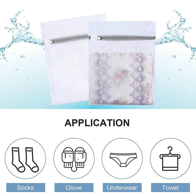 YMHB YMHB Mesh Laundry Bag 3 Pack Durable and Reusable Wash Bag Travel Organization Bag for Garment Bath Towels Bed Sheet  - Image 5