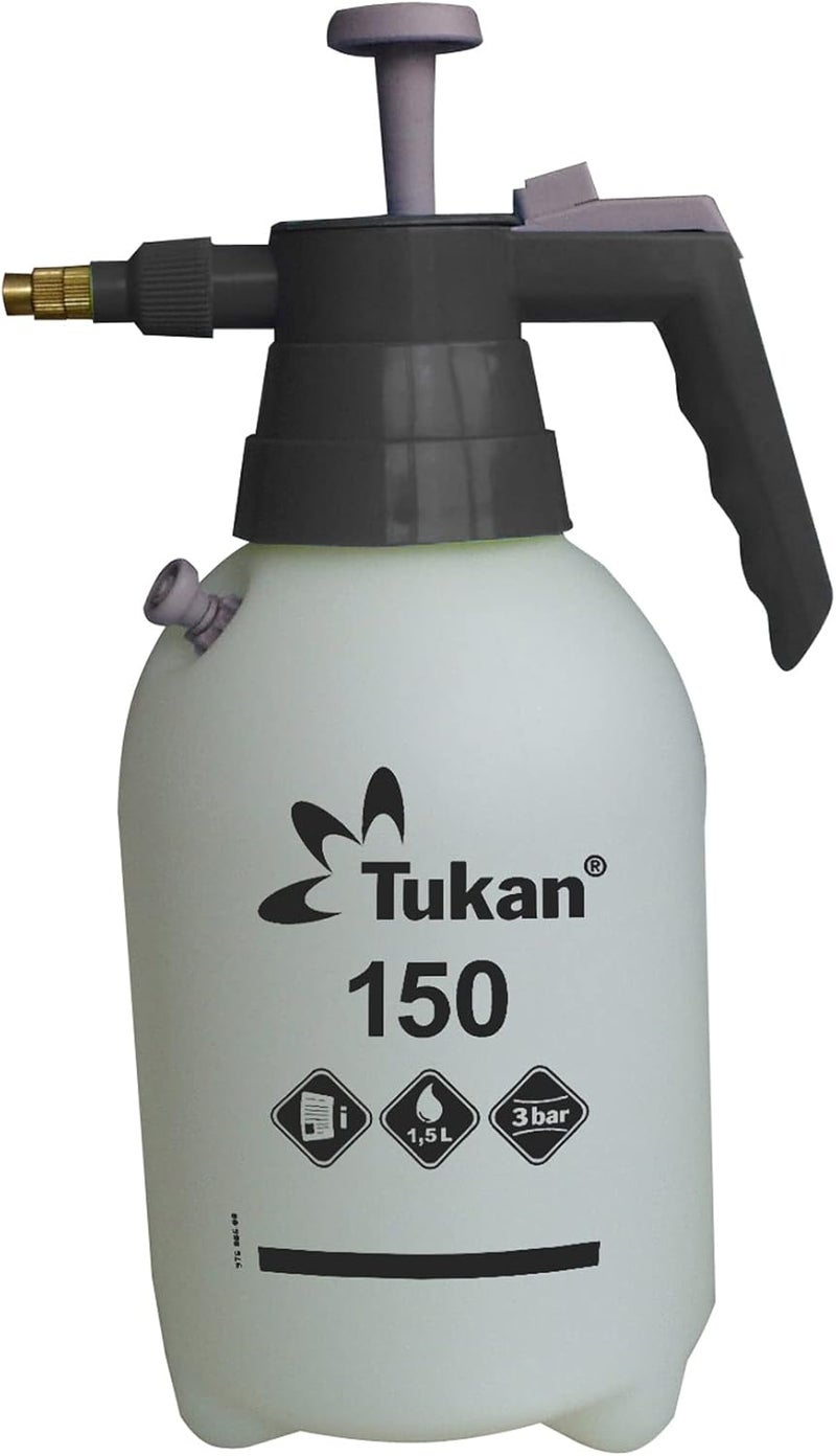 Gloria TUKAN 1.5L Pressure Sprayer | Up to 3 bar Pressure | Versatile Spray Device for Plant Care & Cleaning | Adjustable Brass Nozzle | Ergonomic Design | Efficient Spraying for Home & Garden - Image 2