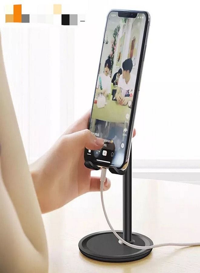 حامل هاتف محمول مكتبيأسود - Image 3