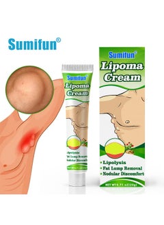 Lipoma Removal Cream Professional Effective Multifunctional Portable Travel Friendly Lipoma Treatment Cellulite Cream for Lipolysis Fat Lump Removal and Nodular Discomfort for Body and Face 20G