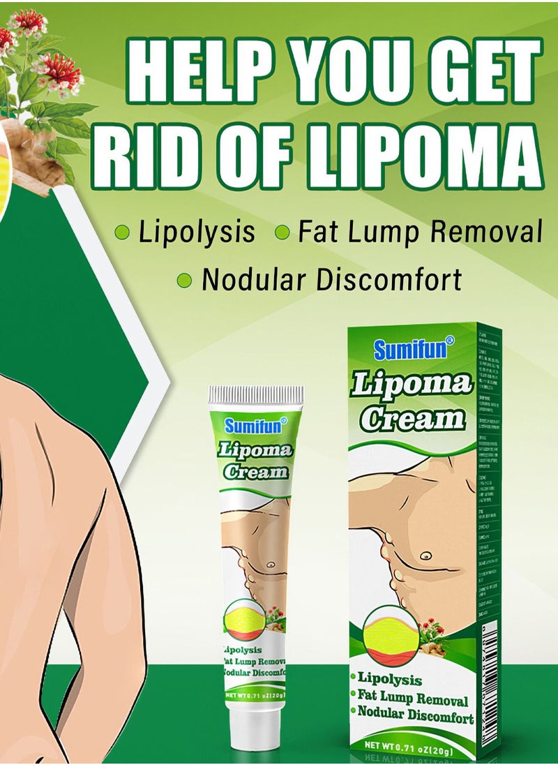 Sumifun - Lipoma Removal Cream Professional Effective Multifunctional Portable Travel Friendly Lipoma Treatment Cellulite Cream for Lipolysis Fat Lump Removal and Nodular Discomfort for Body and Face 20G - Image 1