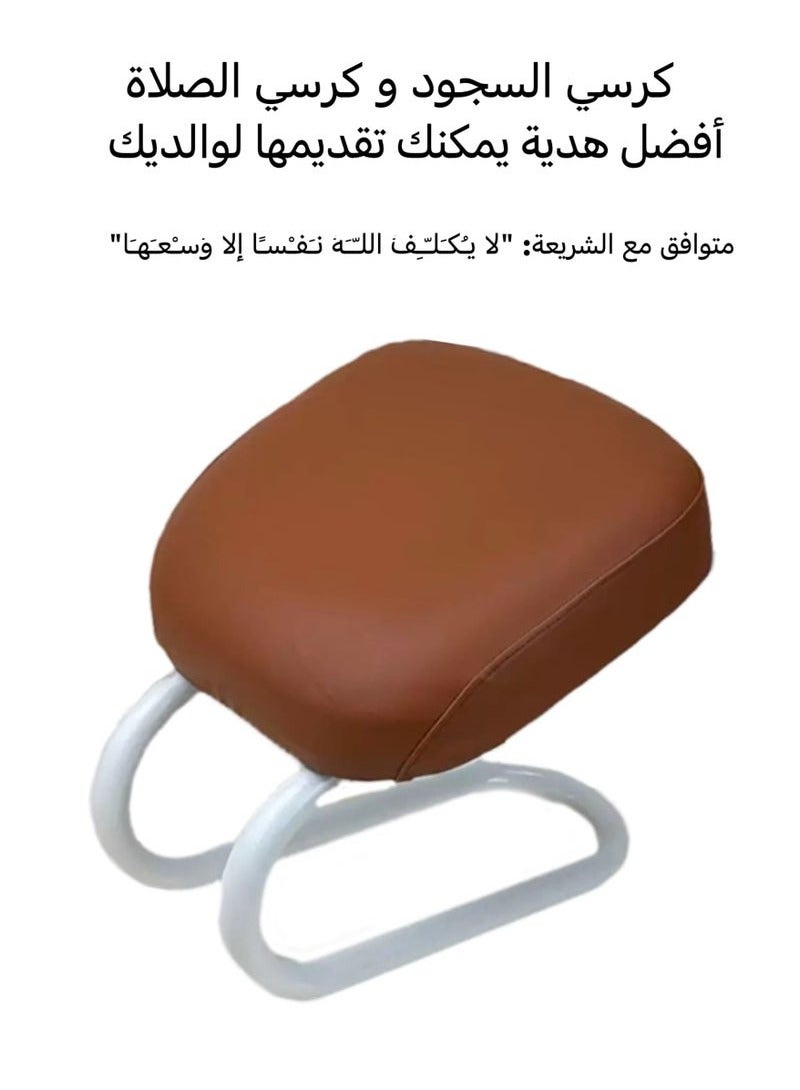 أنغولا باندا كرسي السجود،كرسي الصلاة للمسلمين،كرسي ركوع مريح بأريكة من السبرينغ، مقعد على شكل مقعد، مناسب للمنزل، اليوغا، الاستوديو، التأمل، الصلاة، كرسي محمول - Image 1