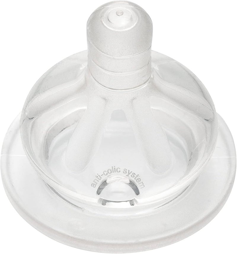 nip Wide Neck PP Bottle - Silicone Round Teat (s), 150 ml, 0M+, made in Germany, Blue - Image 4