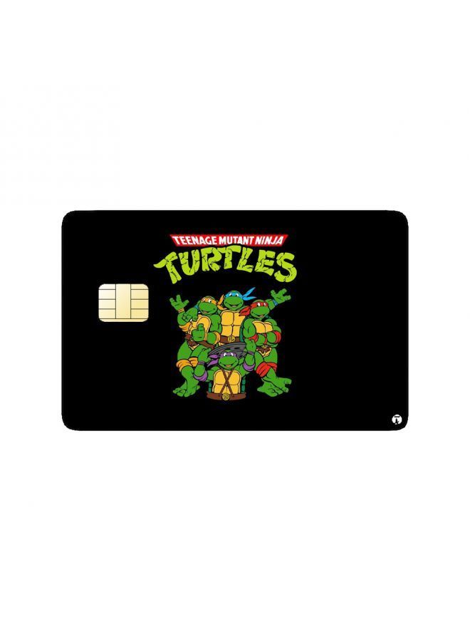 RKN PRINTED BANK CARD STICKER Animation Mutant Ninja Turtles - Image 1