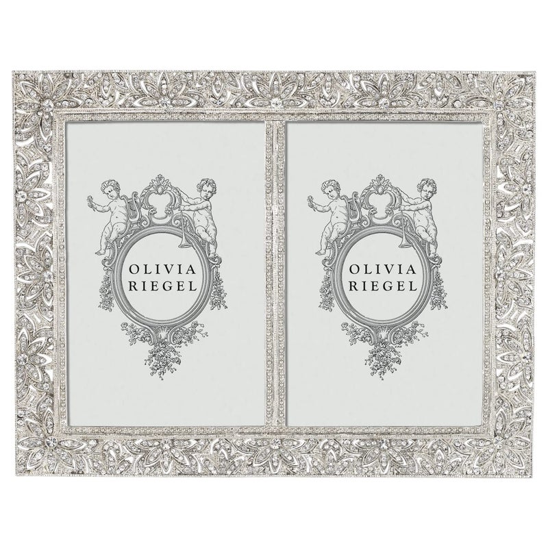 Olivia Riegel Windsor Austrian Crystal Double 4x6 Frame by Olivia Riegel 4x6