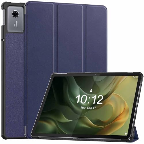 ProElite Cover for Motorola Pad 60 Neo 11 inch 2025 Case Cover, Sleek Smart Flip Case Cover for Motorola Pad 60 Neo 11 inch 2025 Tablet (Support Auto Sleep Wake), Dark Blue - Image 1