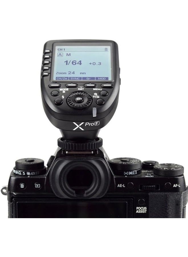 Godox Xpro-S for Sony TTL Wireless Flash Trigger 1/8000s HSS TTL-Convert-Manual Function Large Screen Slanted Design 5 Dedicated Group Buttons 11 Customizable Functions - Image 4