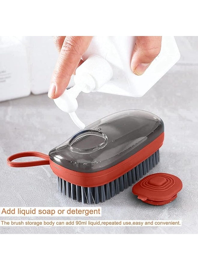 Mawan Plastic soap mat brush dispencer for cleaning - simon grey  - Image 2