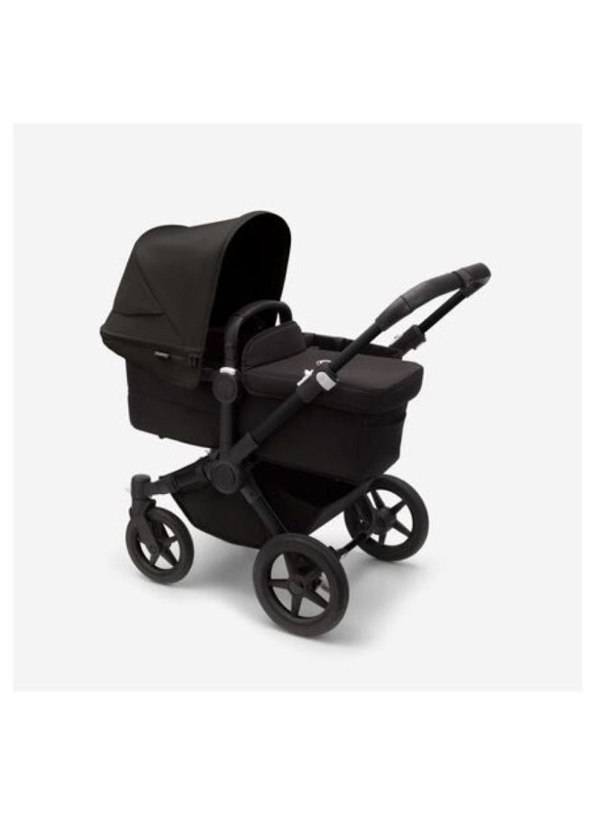 Bugaboo - Donkey 5 Mono Completesingle Stroller Converts To Side - By - Side Double Stroller, Multiple Seat Positionsalu - Midnight Black - Image 1