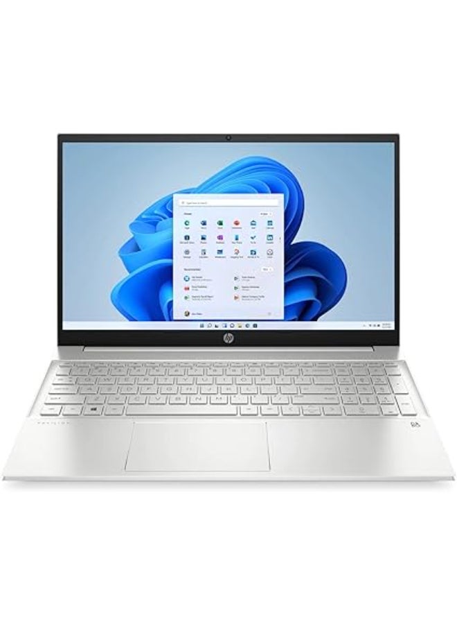 HP لاب توب بافيليون (نسخة مطورة) بشاشة 15.6 بوصة، مع معالج إنتل كور i5-1335U/16 جيجابايت رام/1 تيرابايت SSD/رسومات إنتل إيريس XE/ويندوز 11 هوم - Image 1