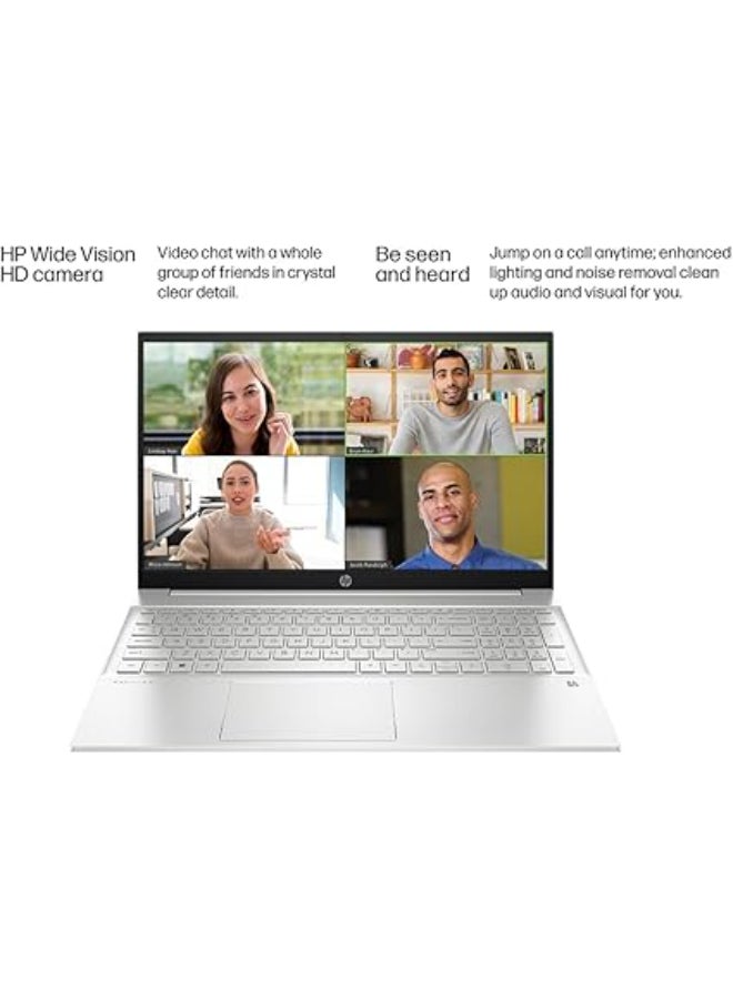 HP لاب توب بافيليون (نسخة مطورة) بشاشة 15.6 بوصة، مع معالج إنتل كور i5-1335U/16 جيجابايت رام/1 تيرابايت SSD/رسومات إنتل إيريس XE/ويندوز 11 هوم - Image 3