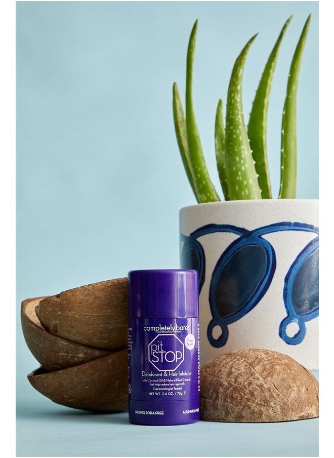 Completely Bare - completely bare pit STOP Deodorant & Hair Inhibitor - Nourishing Coconut Oil & Hair Minimizers - Image 1