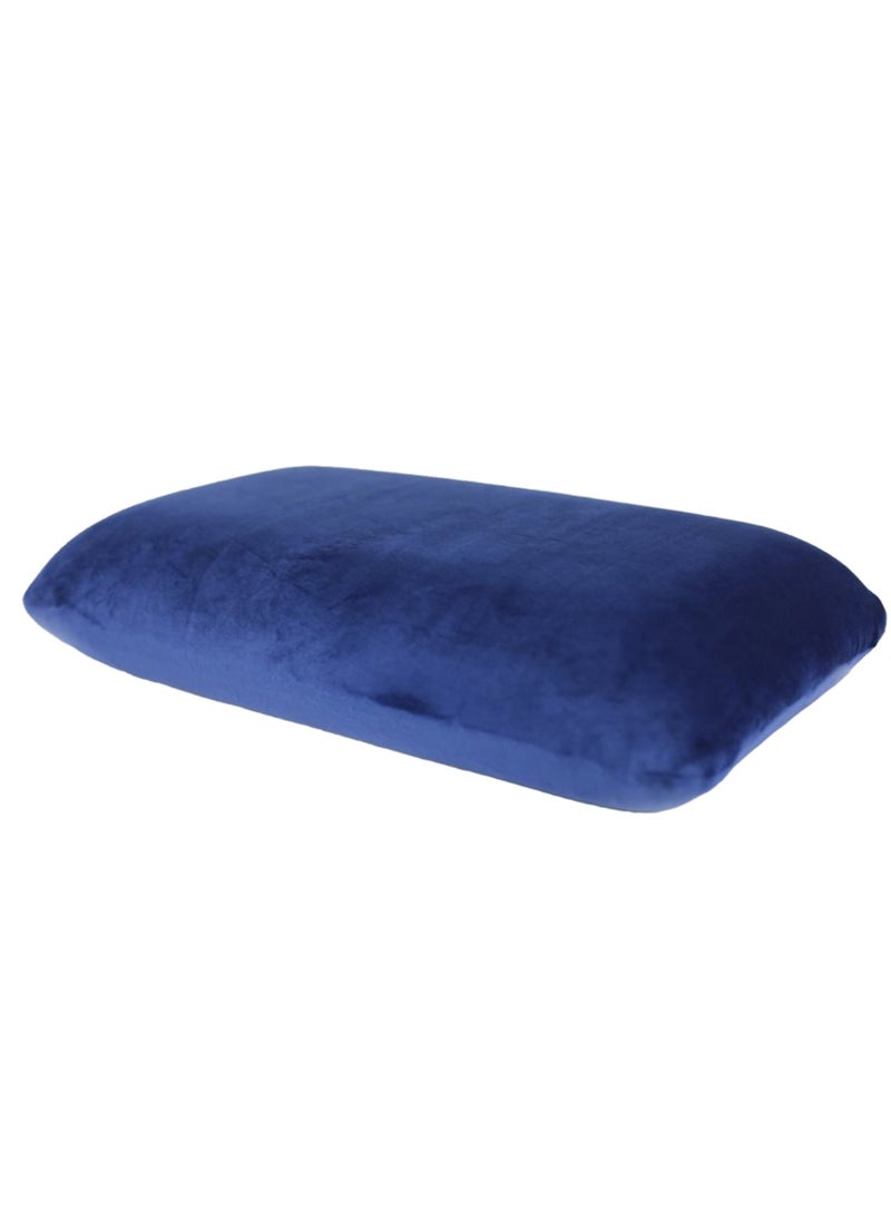 Max Comfort Medical Hotel Pillow for Neck and Shoulder Pain Memory Foam, Navy  - Image 1