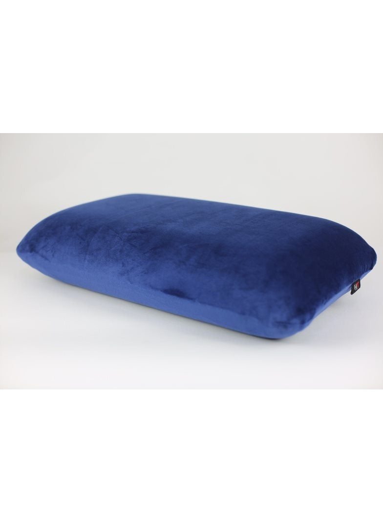 Max Comfort Medical Hotel Pillow for Neck and Shoulder Pain Memory Foam, Navy  - Image 2