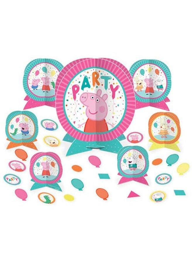 Amscan - Peppa Pig Table Centerpiece Kit | Multicolor | Decoration | 27 Pcs. - Image 1