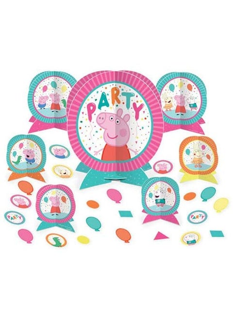 Peppa Pig Table Centerpiece Kit | Multicolor | Decoration | 27 Pcs.