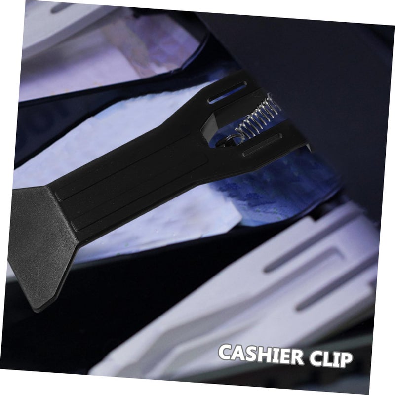 Black Money Clip 32pcs Cash Register Holder for Store Office Supermarket 8 5X6 5X3 CM Tray Insert - Image 5