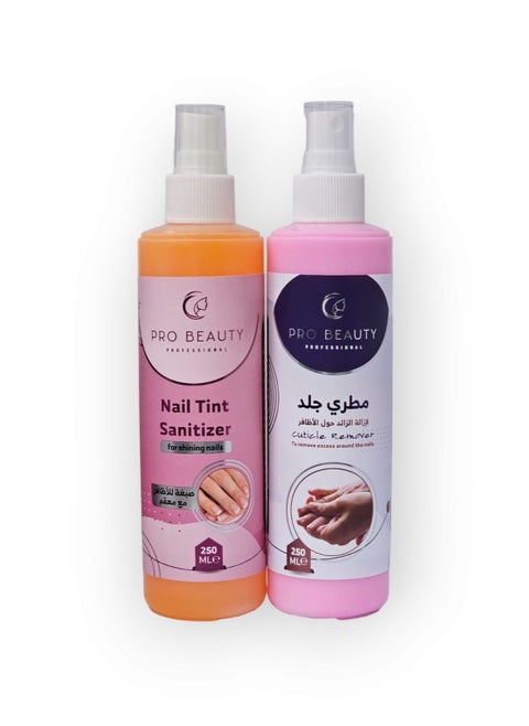Cuticle Remover 250ml and Nail Sanitizer and Supplier 250ml