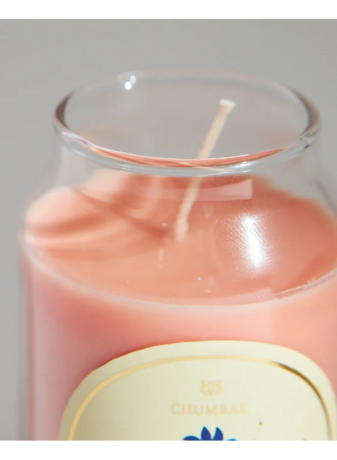 Chumbak White Tea & Pomegranate Soy Wax Candle