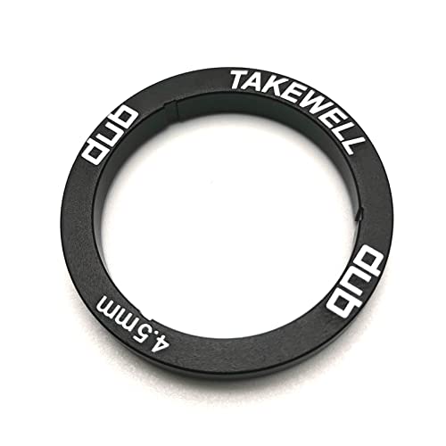 takewell Dub Bottom Bracket Spacer for SRAM Dub Bottom Bracket Installation, Aluminum, Black, 1 PCS, Width: 4.5 mm. The Aluminum Alloy Spacer Replaces Plastic Spacer. - Image 3