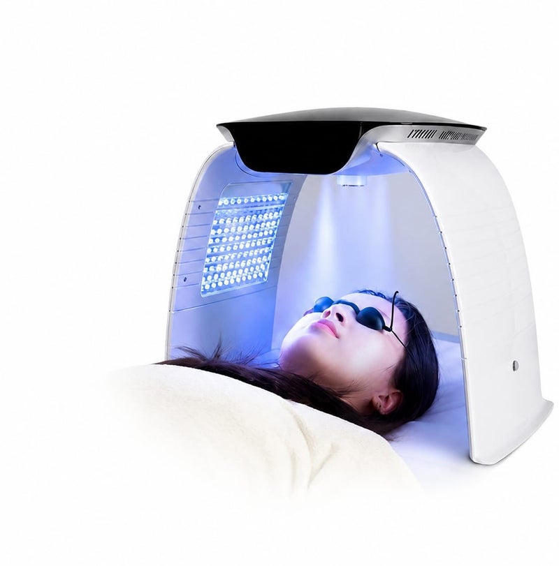 جهاز عناية ببشرة الوجه بضوء LED مزود ٧ ألوان مع بخاخ بخار - Image 4