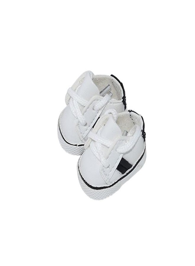 Jojedomo Compatible with Labubu Doll Shoes for 17cm Doll,Shoes Used for Labubu Accessories (YD-White) - Image 1