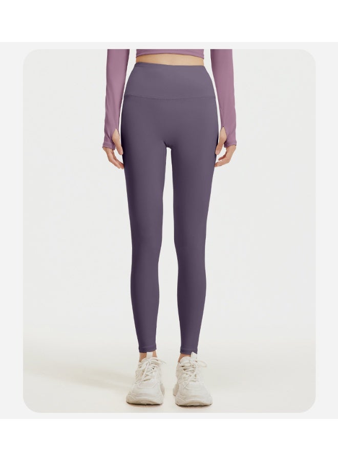 Yoga Pants For Women High Waist Elastic Hip Lift Fitness Leggings Soft Naked Feel GYM Clothes Workout Running Tights  - Image 2