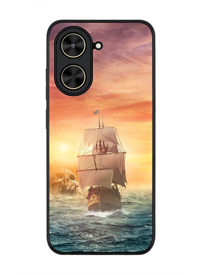 Stylizedd For Xiaomi Poco C71 / Redmi A5 4G Case,Slim fit Camera Protection, Shockproof Thin Phone cover  - Skull Island