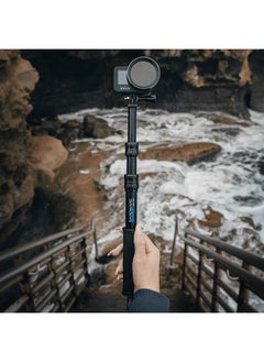 SANDMARC Pole - Compact Edition: 10-25" Waterproof Pole (Selfie Stick) for GoPro Hero 11, 10, 9, 8, Max, 7, 6, 5, 4, Session, 3+, 3, 2, HD & Osmo Action  - Image 2