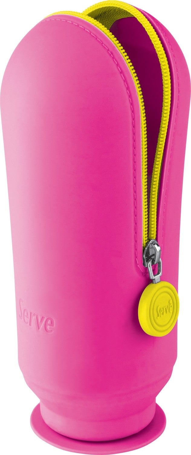 Serve Hoop Vacuum Pencil Case - Pink  - Image 4