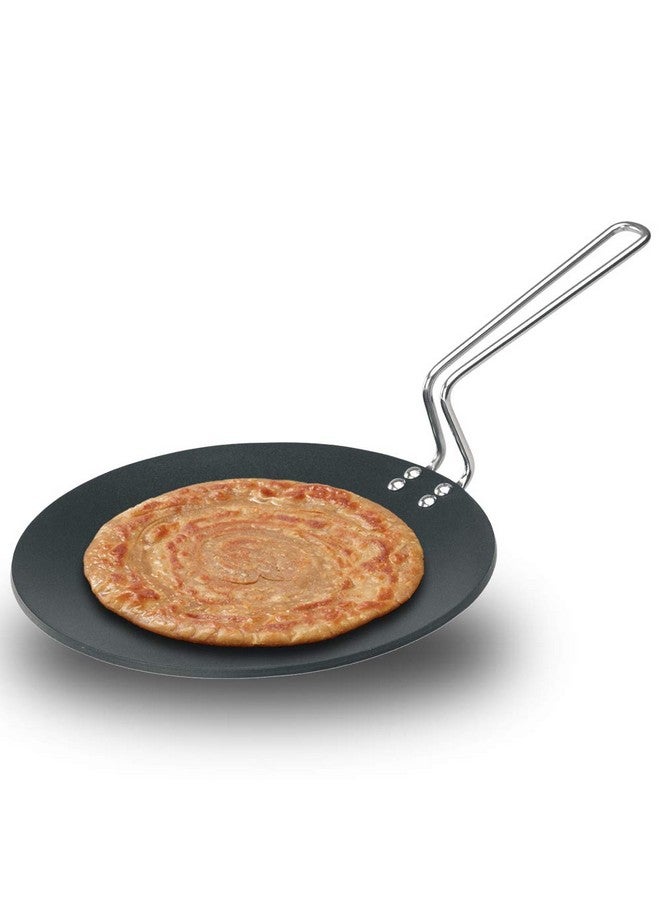 Hawkins Futura 26 cm Tava, Non Stick Tawa with Stainless Steel Handle, Black (NT26) - Image 1