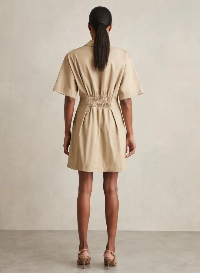 ريس Belted Mini Dress
