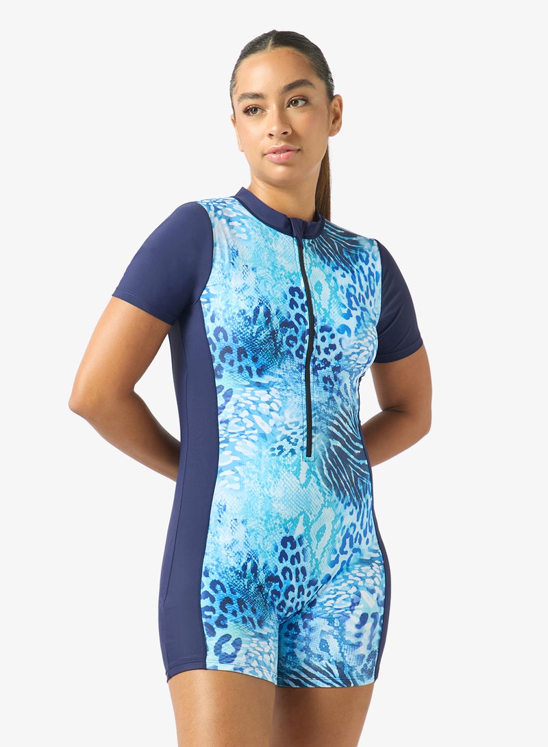 FRWD Zip Up Colorblock Rashguard - Image 4