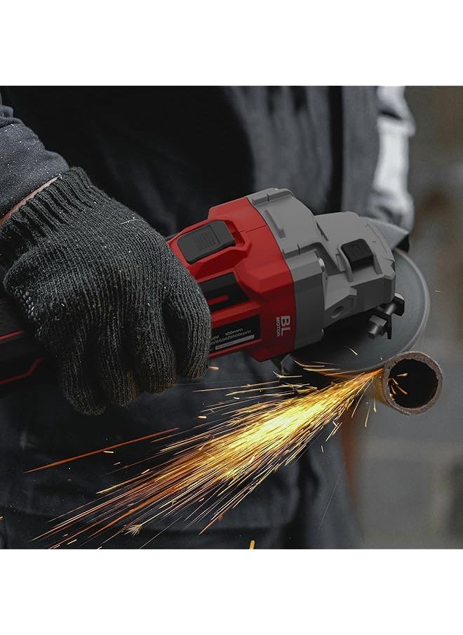آي بيل ماكينة صنفرة زاوية لاسلكية Ba20 25 4.0Ah BMC بدون فرشاة 20 فولت بحد أقصى 100 مم قرص 4 بوصات 3 سرعات 5000 6500 8500 دورة في الدقيقة خفيفة الوزن - مثالية للقطع والطحن والتلميع  - Image 4